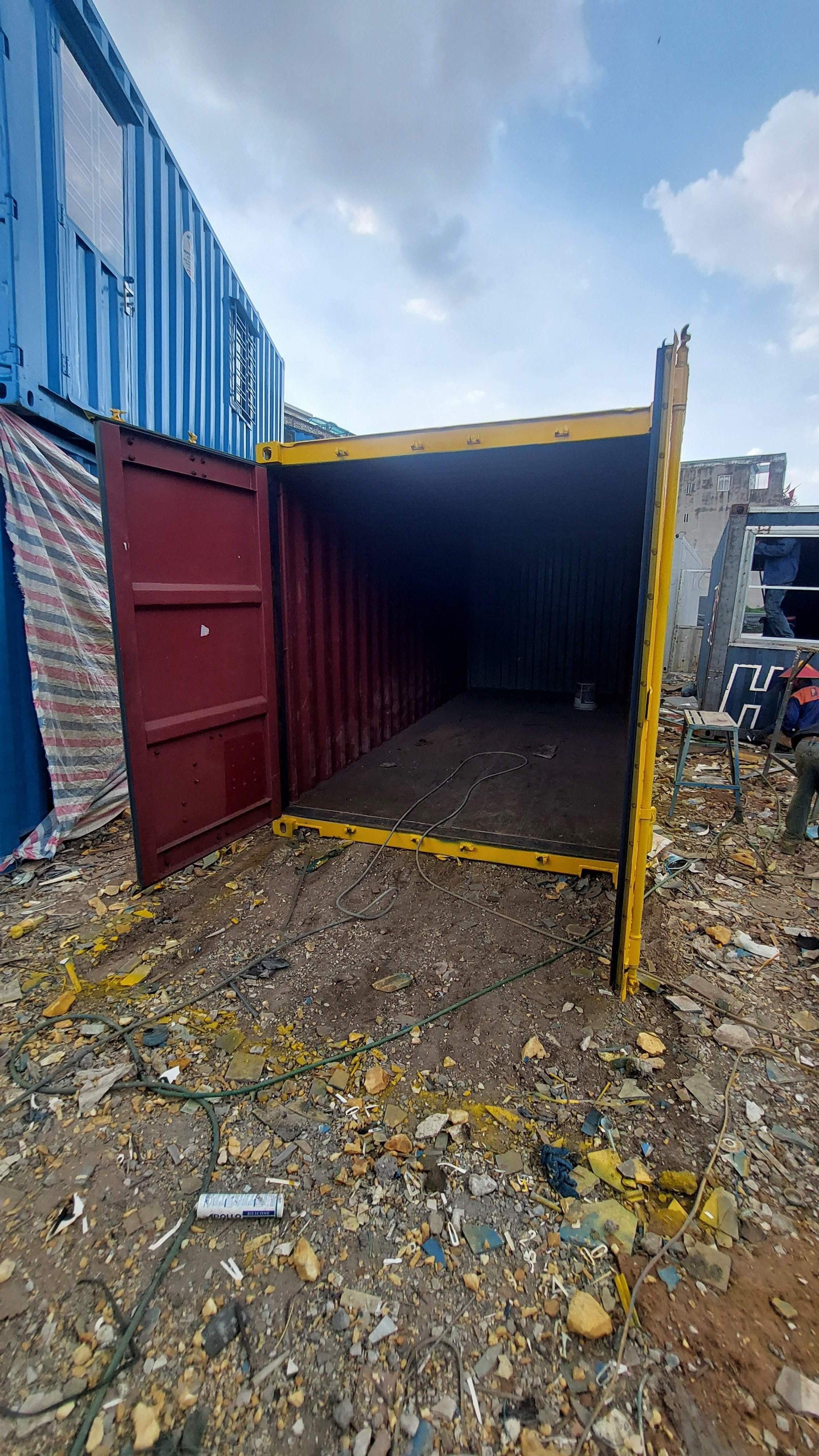 Container kho 20 feet vàng